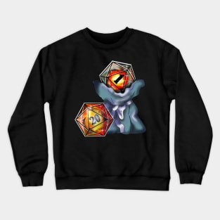 D20 natural 20 and natural 1 dnd dice Crewneck Sweatshirt